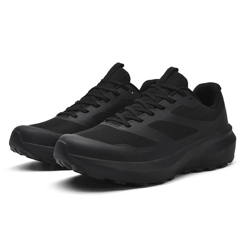 Men's Sports Shoes Male Casual Lightweight Non-slip Sneaker Outdoor Mesh Breathable Lace Up Running Shoes Zapatillas De Deporte