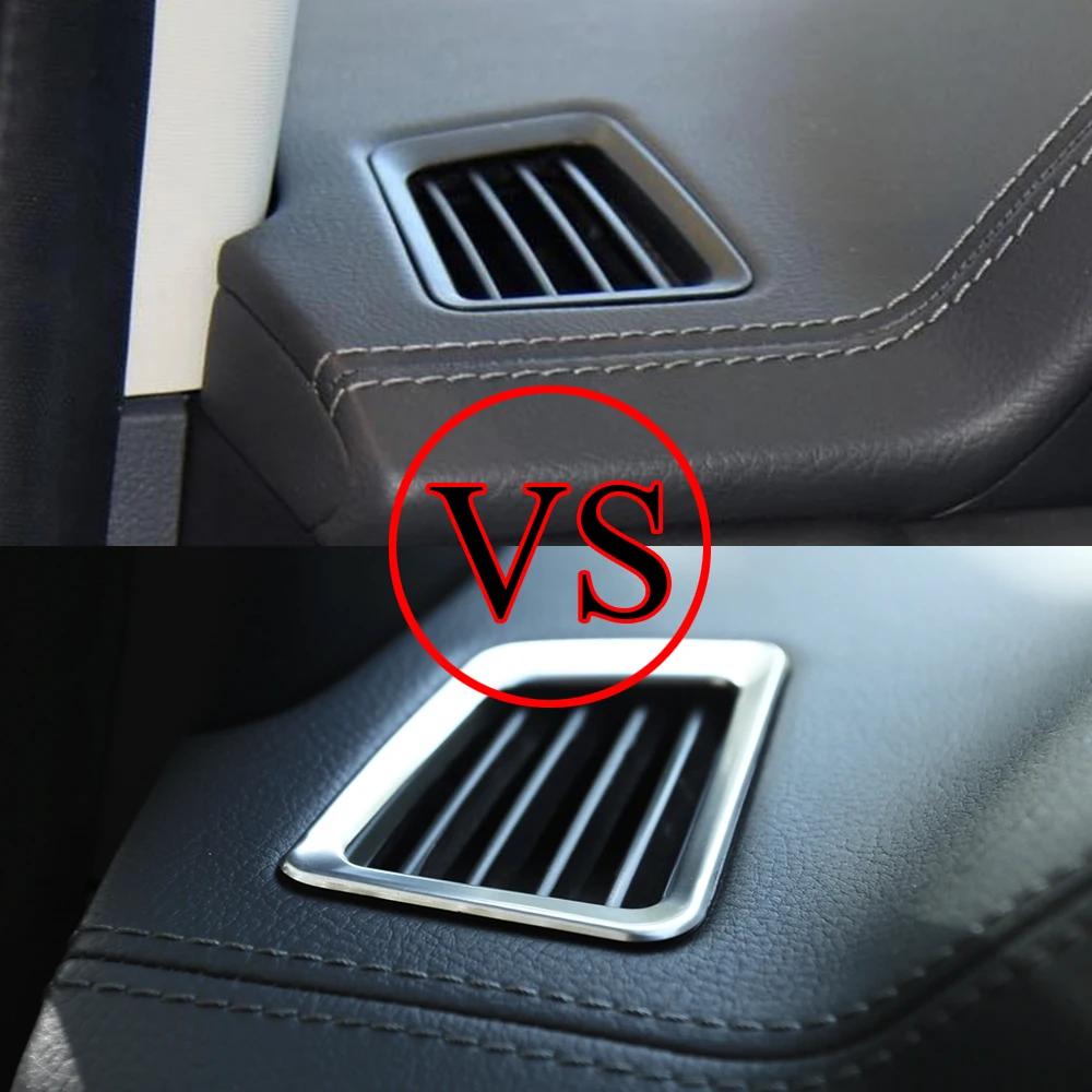 Car Air Conditioning Vent Frame Trim for Ford Ranger 2015-2022 Everest 2013-2021 AC Outlet Sticker Cover Interior Accessories