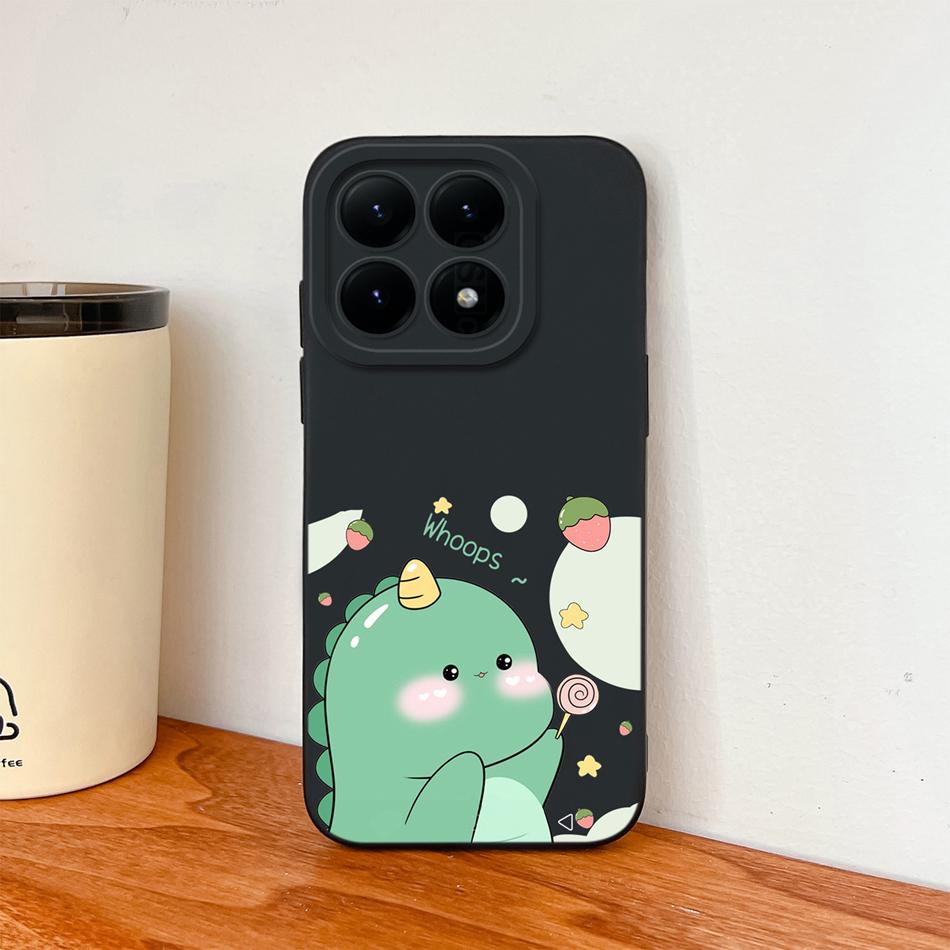 For Xiaomi 15T Pro Case For Xiaomi 17 Pro Max Cartoon Phone Back Cover Full Protection Soft Liquid Silicone Shockproof Bumper