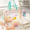 Wet Dry Separation Swim Handbag Shoe Compartment Travel Beach Bag Girls Toiletry Bag  Outdoor Use