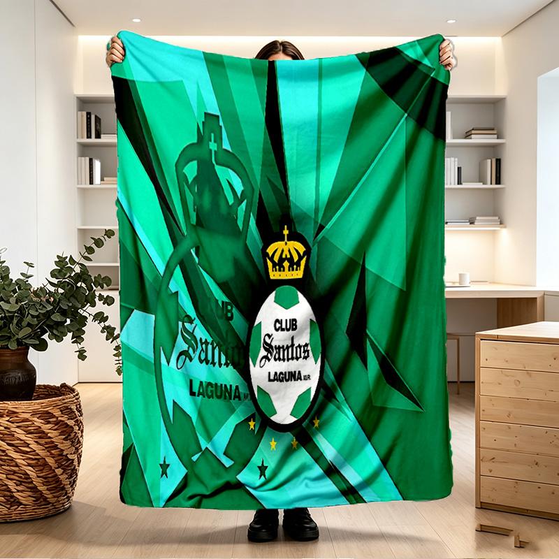 Club Santos Laguna Print Blanket - Soft & Comfortable, for Bedroom, Travel, Sofa, Home Decoration - Birthday Christmas Gift for Friend