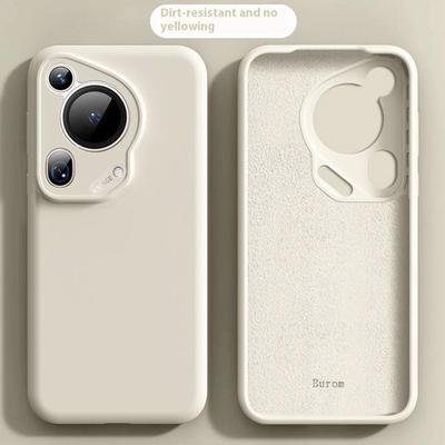 For Huawei Pura 70 Ultra Case Precise Cutouts Liquid Silicone+PC Shockproof Phone Cover