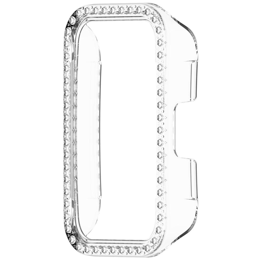 Diamond Case for HUAWEI Band 10/9/8 Accessories All-Around Hard Hollow PC Bumper Frame Shell Cover for Huawei Band10 Band9 Band8