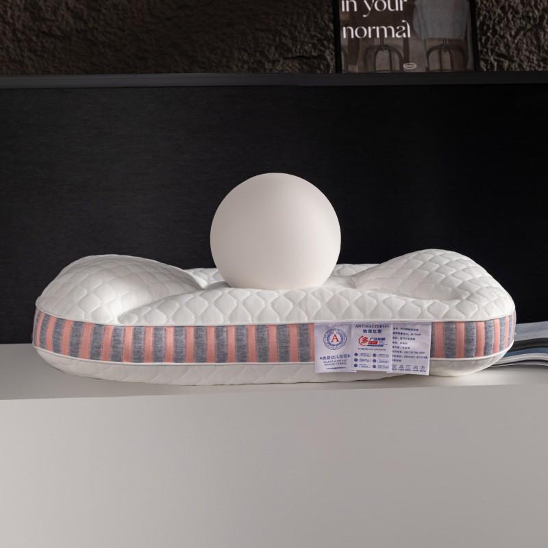 Washable Memory Foam Pillow Deep Sleep Adult Bone-Shaped Support With Hollow Fiber Fill