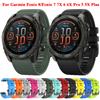 Sports Replacement Straps for Garmin Fenix 8 51mm 47mm 43mm/Fenix 7X 7 7S Pro/Fenix 6X 6 6S Pro 5S 5 5X QuickFit Silicone Band