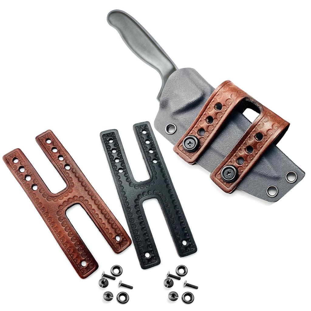 IWB Soft Belt Rings Holsters Double Straps Heavy Duty Holsters Clip Works with 1.25-2'' Belts Sheath Belt Rings Hardware