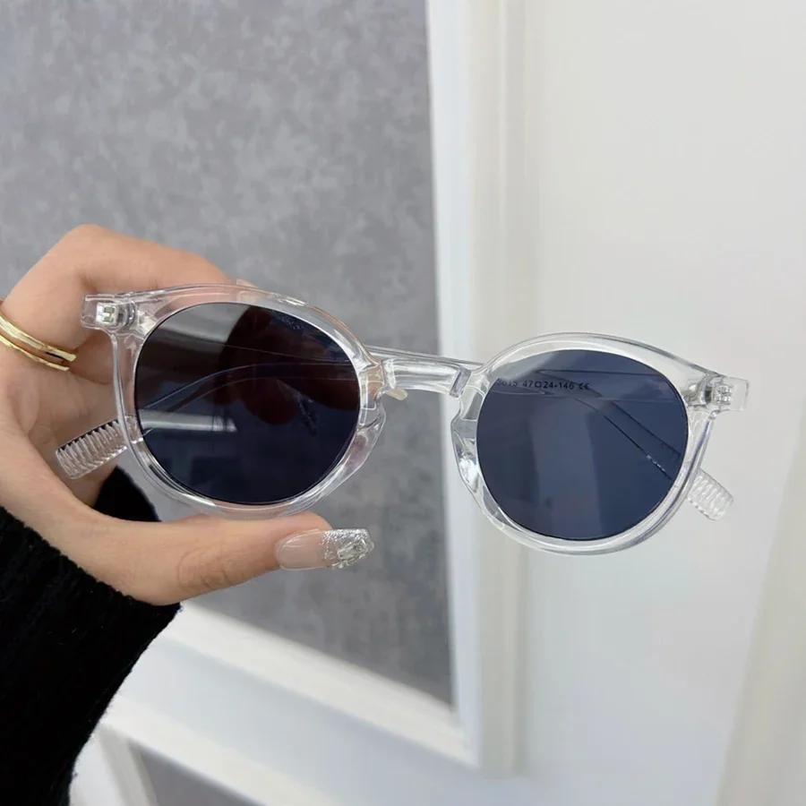 Round Retro Sunglasses Women Men Brand Designer Vintage Sun Glasses Female Male Mirror Punk Shades  Feminino