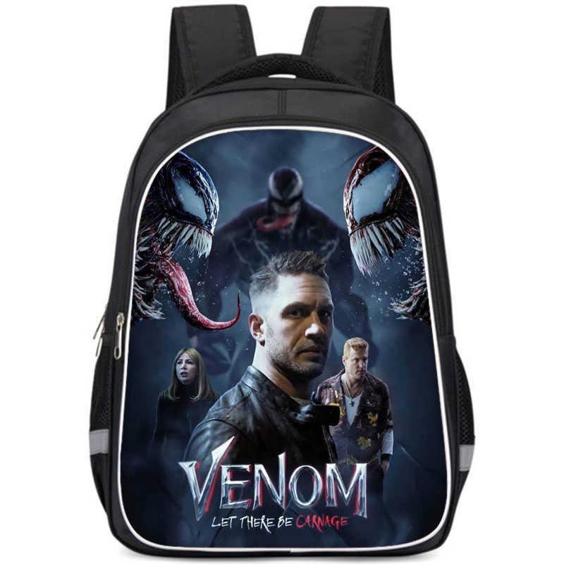 Versatile The Venom Last Dance Cartoon Pattern Backpack For School With High Durability And Comfort