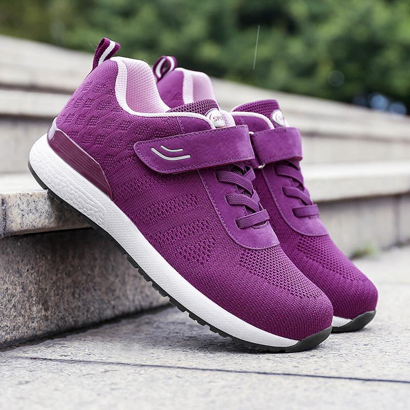 Spring Extra Large Size Elderly Shoes Non-slip Walking Shoes Breathable Middle-aged and Elderly Sports Shoes Women's Shoes