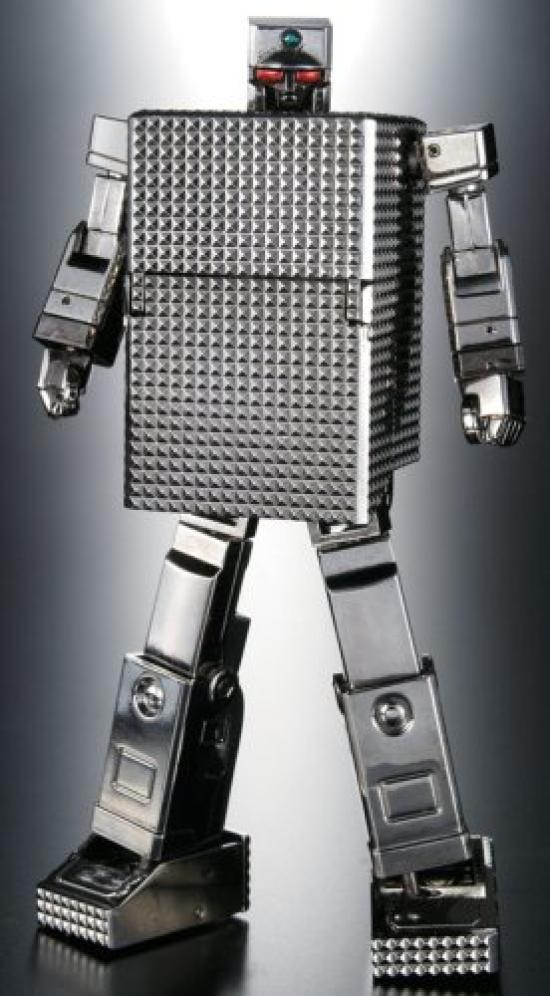 TAMASHII NATIONS Soul of Chogokin Limited Edition Gold Lightan (Silver & Black)