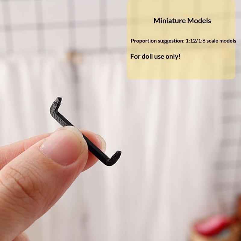 10pcs Furniture Handles Doll House Accessories 1/12 Miniature Cabinet Drawer Handle for Kids Creative Craft Project