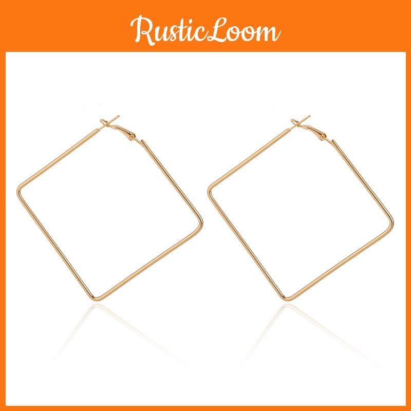 Chic Design Geometric Alloy Earrings Fashionable And Modern Jewelry Statement