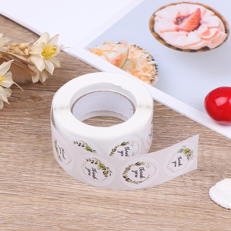 500Pcs/Roll Thank You Stickers For Seal Label Sealing Decoration Sticker