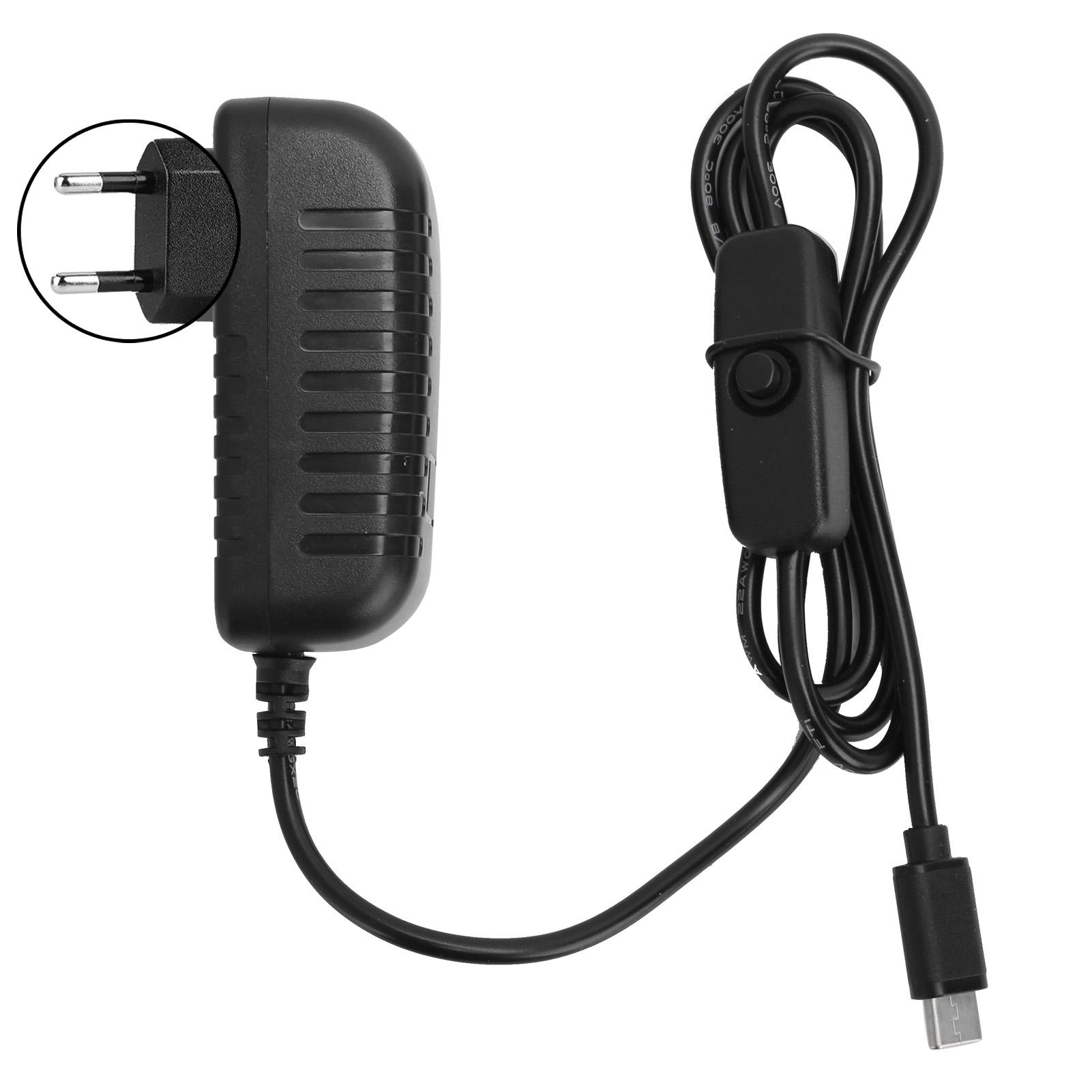 

Джерело живлення для адаптера живлення для зарядного пристрою 4B 5V 3A TypeC із перемикачем On OFF 100240V EU Plug EU Plug