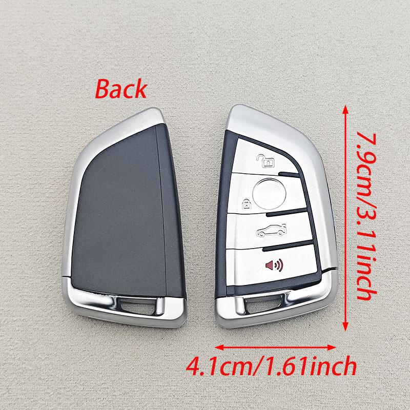 3/4 Buttons Smart Car Key Shell Case For BMW 1 3 5 7 Series X1 X3 X5 F30 F10 F20 Uncut Blade Remote Fob Cover Replacement