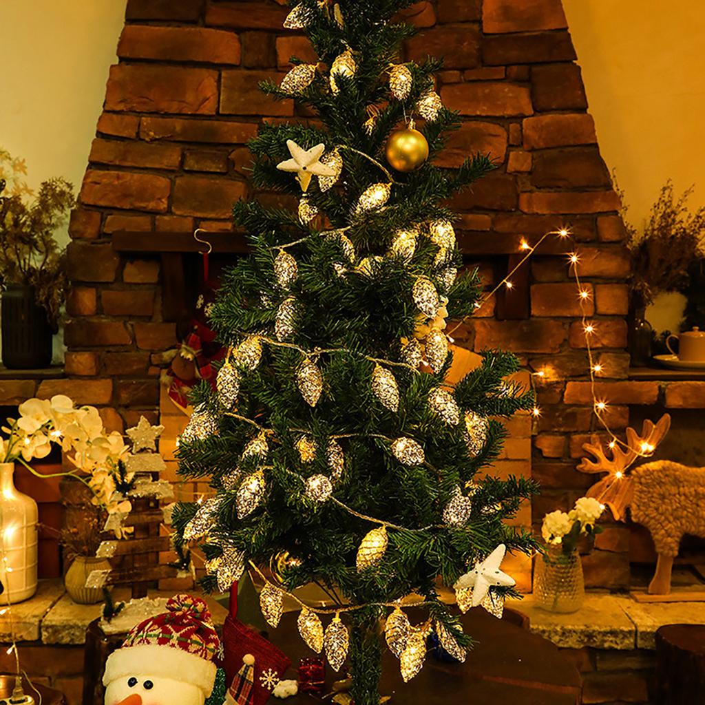 Golden LED Decorative Light String Pendant Light Post Ligh Battery Box Light String And Holiday Decoration