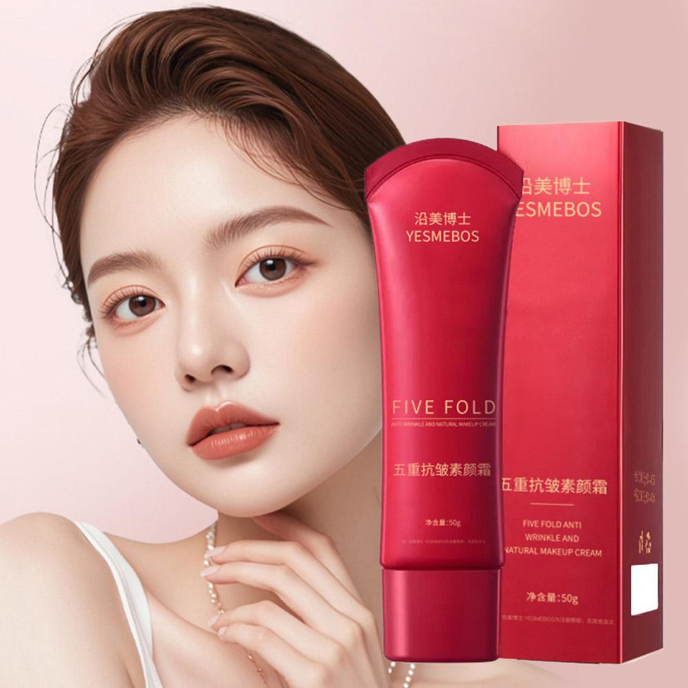 Five Fold Natural Makeup Cream Natural Ingredients Lasting Cream Moisturizing Makeup Brightenin E3B9