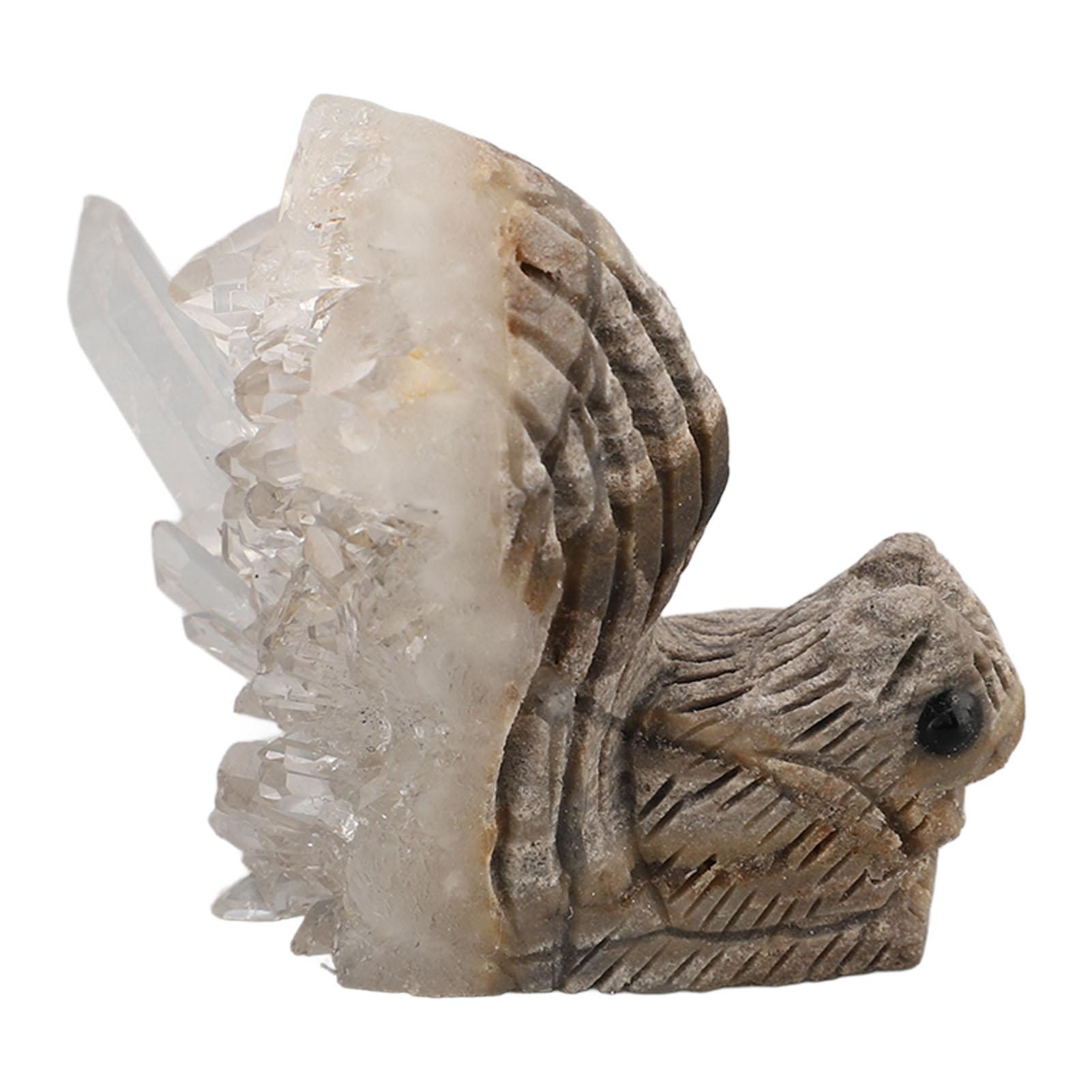 

Статуя хрустальной белки, ручная гравировка, настольные украшения из хрустальной белки для дома