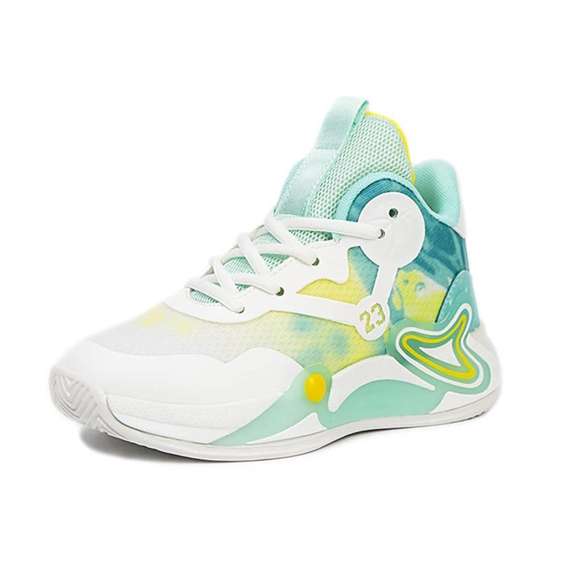 

Детские баскетбольные кроссовки Кроссовки для мальчиков Дышащая сетка Балетки для девочек Нескользящая Детская тренировочная спортивная обувь Обувь для спорта на открытом воздухе 32