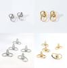 Set of 4 Adjustable Earring Support Backs for Large Earrings Practical Ear Closures Plug Ear Lobe Support Patches
