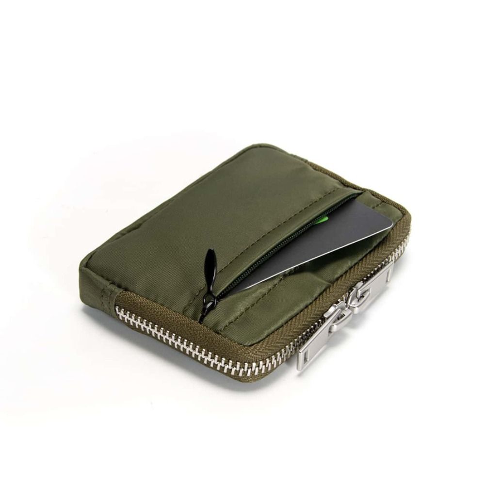 RFID Anti-theft Men Wallet Portable Mini Earbuds Storage Bag Nylon Coin Purse  Earphone Bag