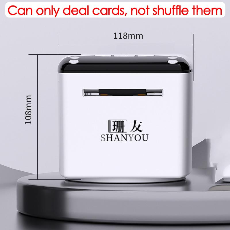 

Playing Cards Electric Dealer Dispenser Automatic Poker Cards Dealing Machine 4000mAh Rechargeable Poker Device for Party Games