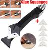 Multi Functional Three In One Silicone Scraper. Detachable Glue Head, Remove Residual Glue Stains, Beautiful Seams