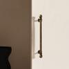 1PC Roll Plated Single Hole Handles Zinc Alloy Handle Heavy Duty Wardrobe Handles Solid Zinc Antique Brass Knobs