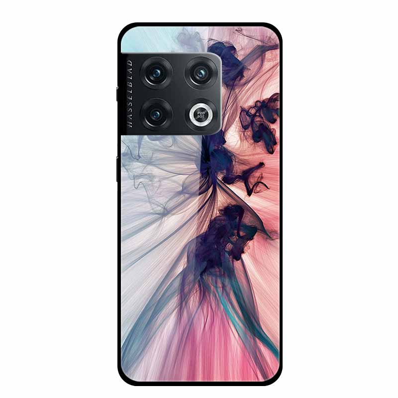 For OnePlus 10 Pro Case Marble Tempered Glass Back Cover Hard Case For OnePlus 10 Pro Shockproof Fundas NE2210 Protective Coque