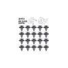 20-100PCS Auto Door Panel Clip with Seal Ring Auto Fastener Rivet Bumper Clip Retainer Car Interior Retaining Accessories