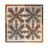 90cm Scarf, Headscarf, Women’s Two-Tone Printed Fashionable Versatile Shawl, Rayon Square Scarf