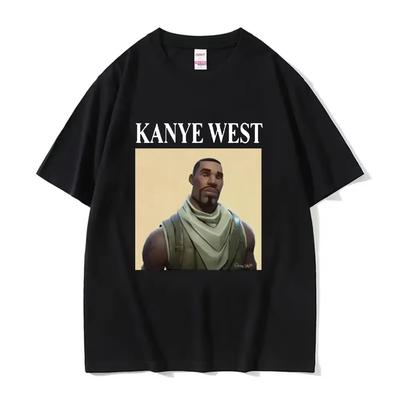 Funny Kanye West Meme Printed TShirt Mens Women Cotton Vintage Hip Hop Rap Style Tshirt Unisex Short Sleeve T Shirt Streetwear