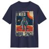 Funny Quote Space Unisex Astronaut Retro I Need More Space Unisexs T Shirts Fashion Tee Shirt Short Sleeve Crew Neck Cotton TShirt