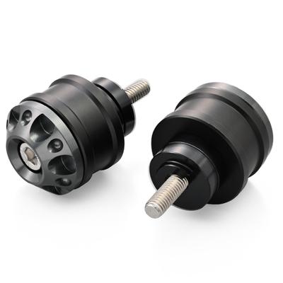 Daytona Aluminum Billet Motorcycle Bar End for Honda Middle Weight Bar End Fine Cut Gunmetal 48995 (M6)