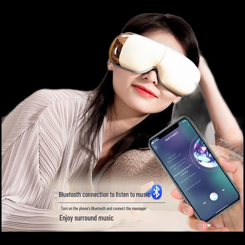 Hezheng Bluetooth Music Airbag Eye Massager CN Plug (adapter Included)