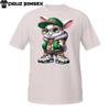 Gangsta Bunny Hip Hop Tee – Cool Rabbit In Green Jacket with Bling