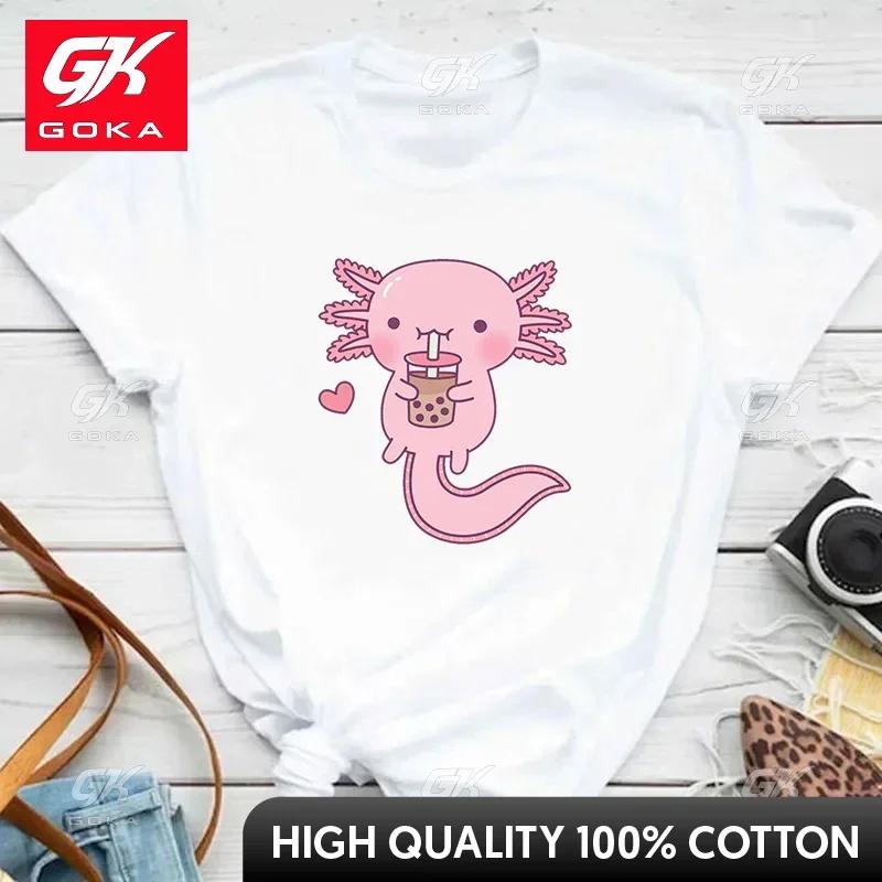 

Cute Dinosaur Bubble Tea T Shirt Women Designer Anime Streetwear Tshirts Female Harajuku Funny Women Clothing S