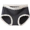 Ladies Spring New Cotton Antibacterial Extension Crotch Triangle Briefs