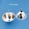 1 Piece 20-126Mm 15-120 Degree Lampshade Reflective Bowl For Diy Light Optical Led Aluminium Reflector Cup For Cob Lamp Bead