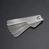 7 Blades Stainless Steel Dental Feeler Gauge Metric Scale Gap Ruler