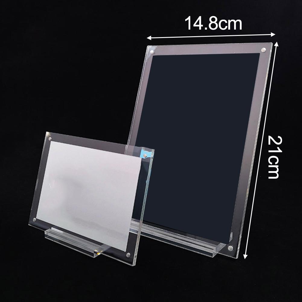 Acrylic Holder Display Rack Magnetic Acrylic Picture Photo Frame Photo Protection Photocard Holder High Quality