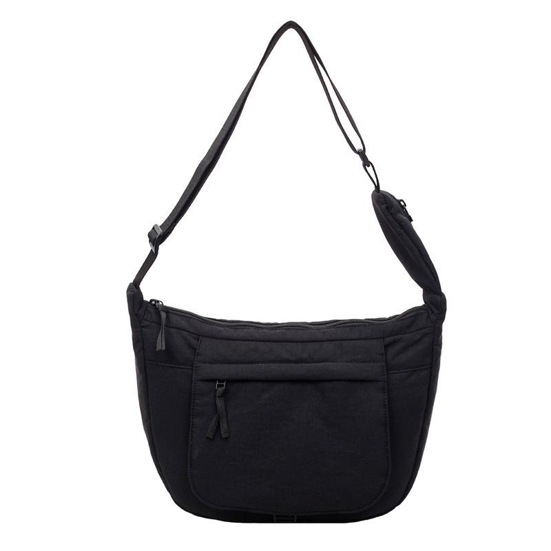 Korean Style Versatile Nylon Shoulder Bag - Large Capacity Crossbody