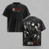 Anime Kaiju Nein. 8 Ashiro Mina Grafik T-Shirt Herren Damen Kleidung Lässiges Baumwoll-T-Shirt Vintage-Wasch-T-Shirt Harajuku Herren Oberteile