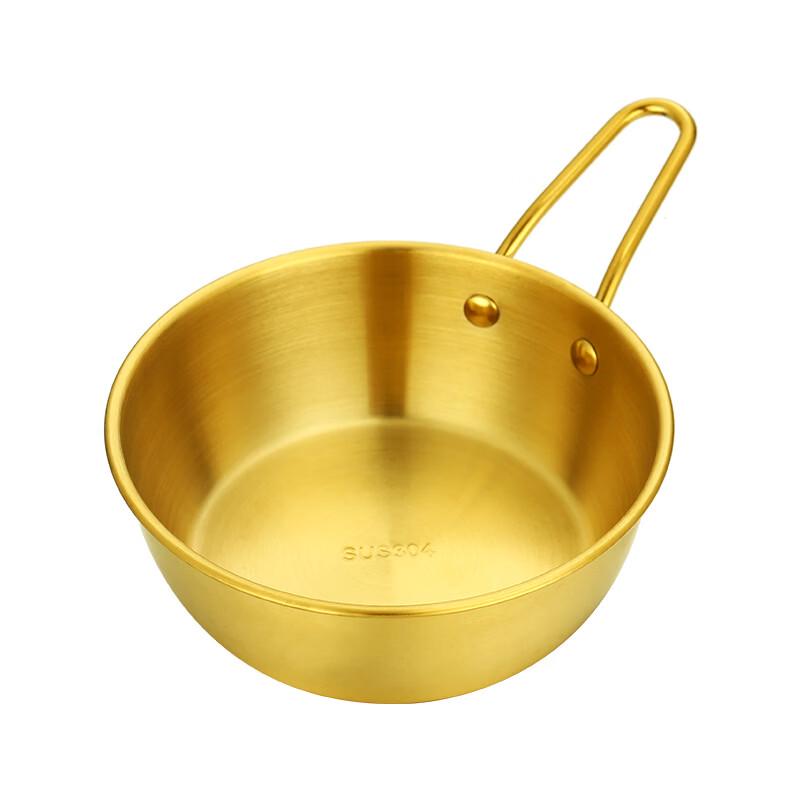 ZISIZ Gold Stainless Steel Multi-use Bowl
