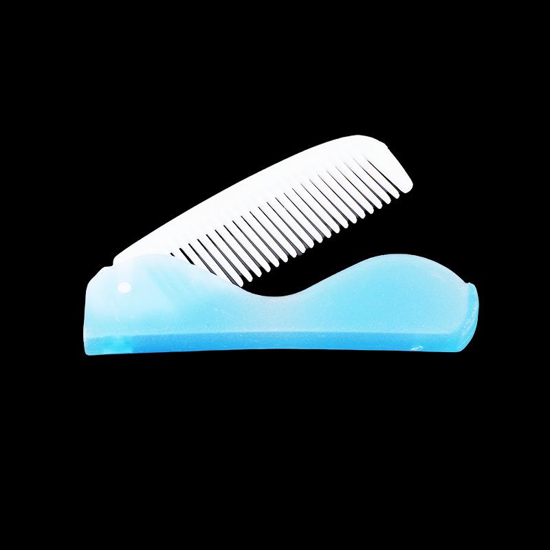 Folding Portable Travel Set: Comb & Soft Bristle Toothbrush