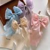 Spring Fairy Large Bow Hair Clip - Versatile Candy Color Hairpin for Ponytails