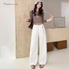 Raphenny Women's High-Waist Wide-Leg Pants PH740