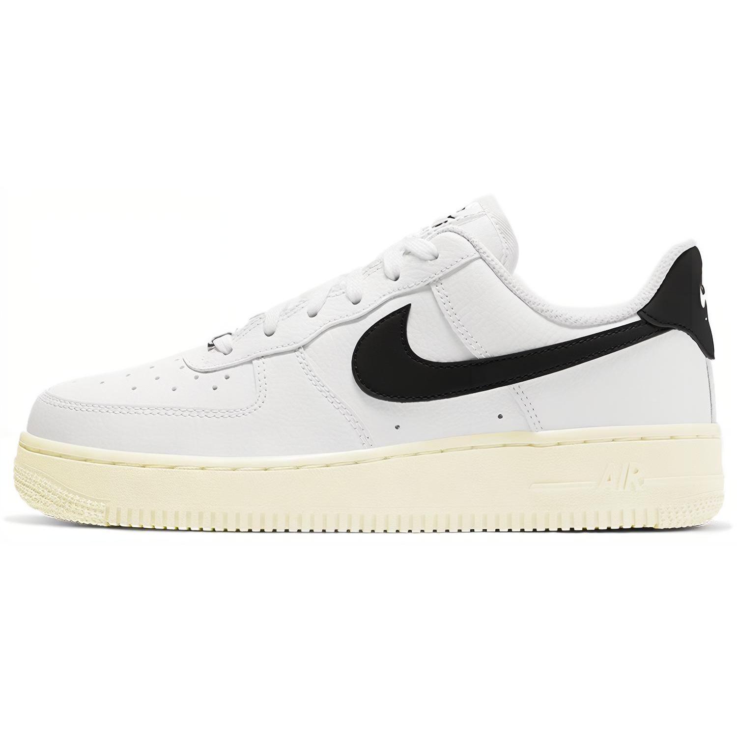 

Новые женские кроссовки Nike Air Force 1 Low 07 Белые Черные Парусина 315115-165 39