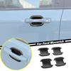 Carbon Exterior Door Handle Bowl Cover Trim Accessories For Ford Maverick 22-25