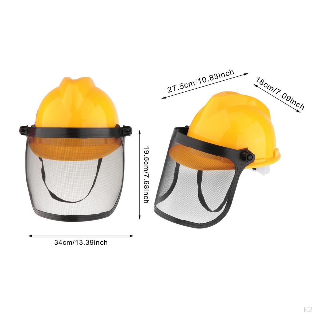 Forestry Helmet Face Versatile Protection Gear Equipment Hardhat Guard for Whacking Eating